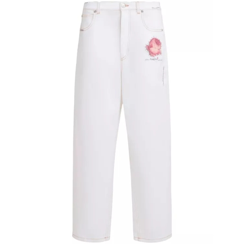 Marni White Denim Pants White 