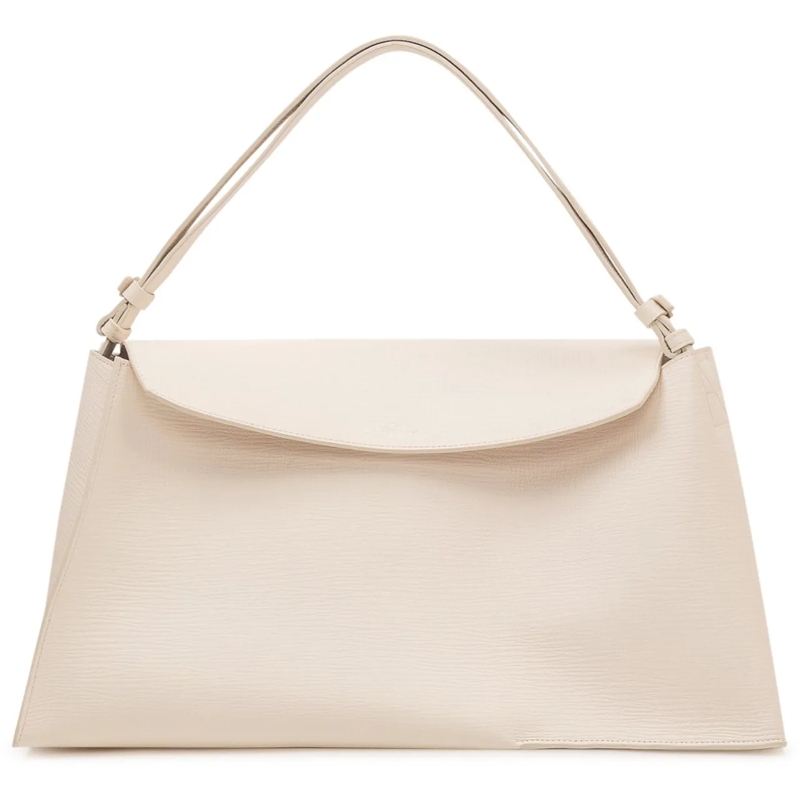 Studio Nicholson Sac à bandoulière Borsa The Folded a Spalla con Patta weiß