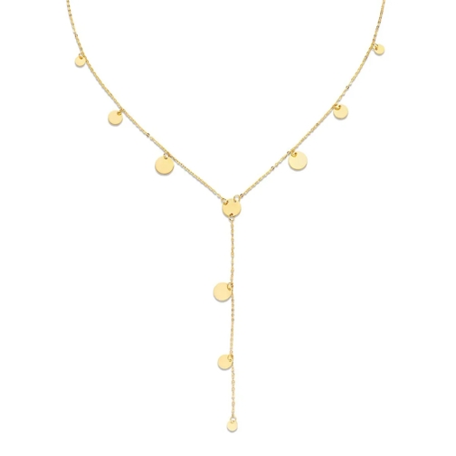 Jackie Gold Mittellange Halskette Jackie Dazzle Y-Necklace Gold