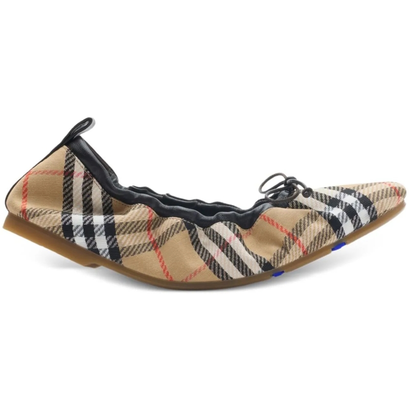 Burberry Ballerinas Flat Shoes Beige beige