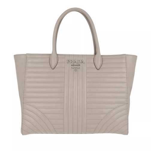 Prada Diagramme Tote Quilted Leather Pomice 2 Tote