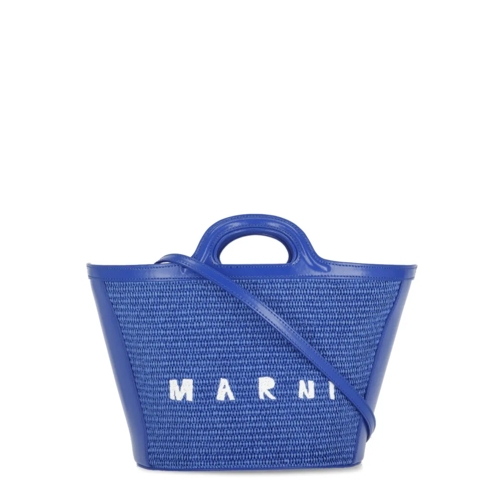 Marni Sac à bandoulière Tropicalia Handbag Blue