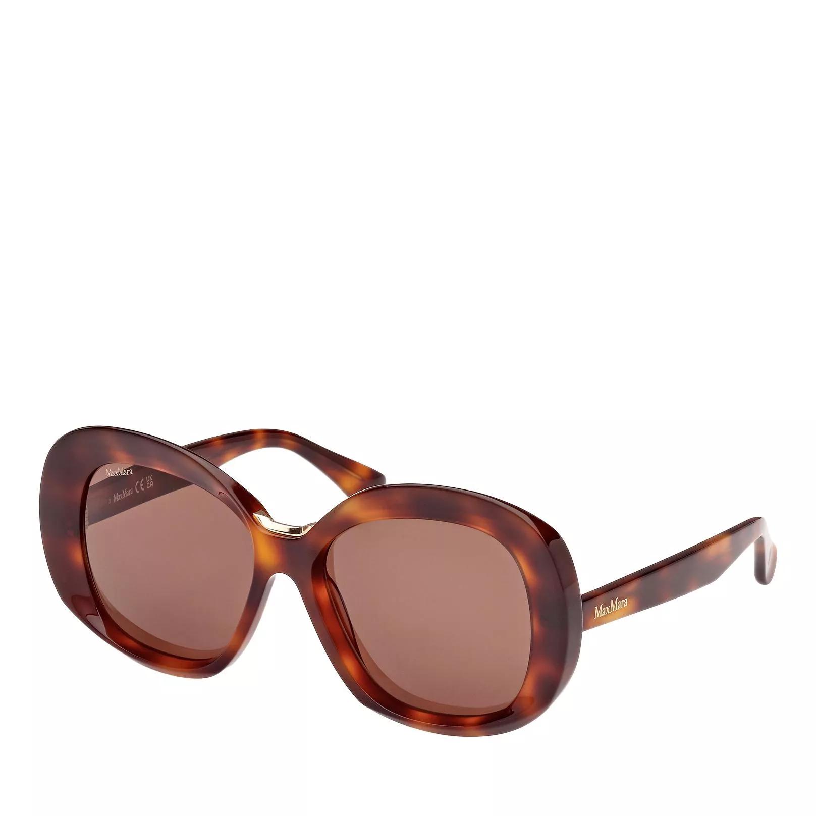 Max Mara Sonnenbrille - Edna - Gr. unisize - in Dunkelbraun - für Damen