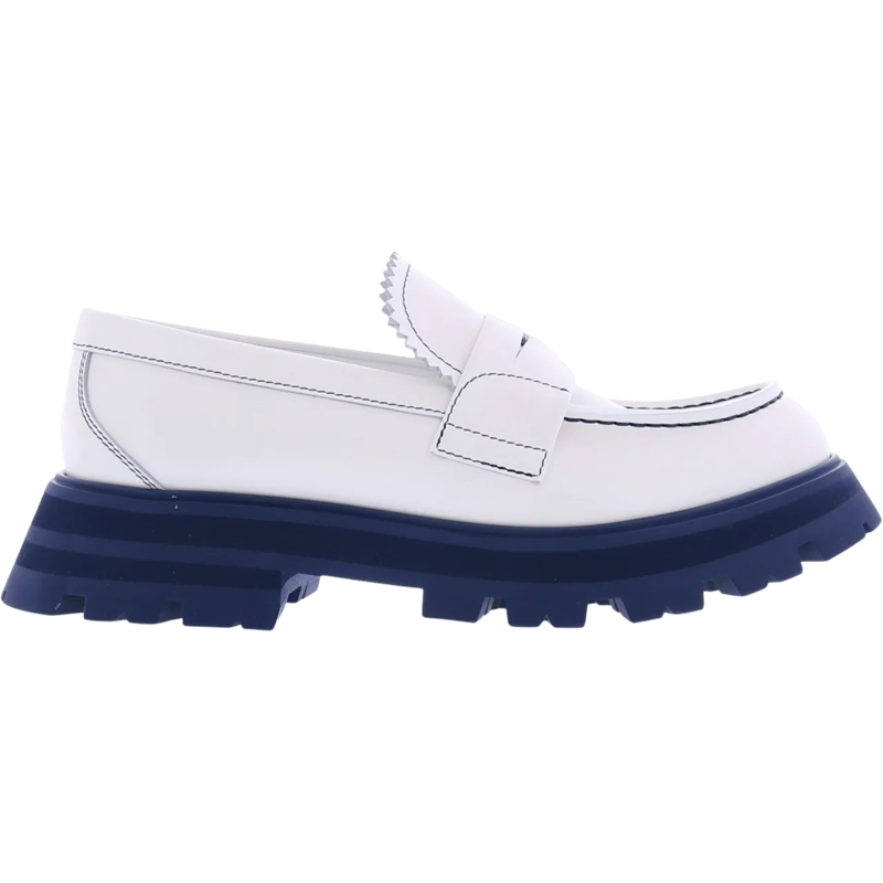 Alexander McQueen Loafer Dames Shoe Leathe.S.Rubbe. Sh.Li.Spa weiß