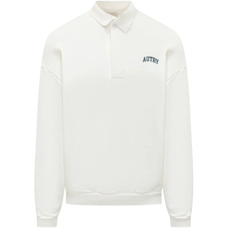 Autry International  Felpa con Logo weiß