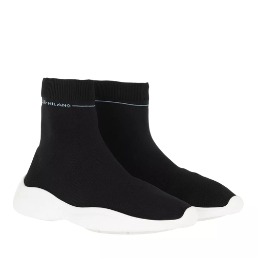 Prada High Top Sock Boots Black/White låg sneaker