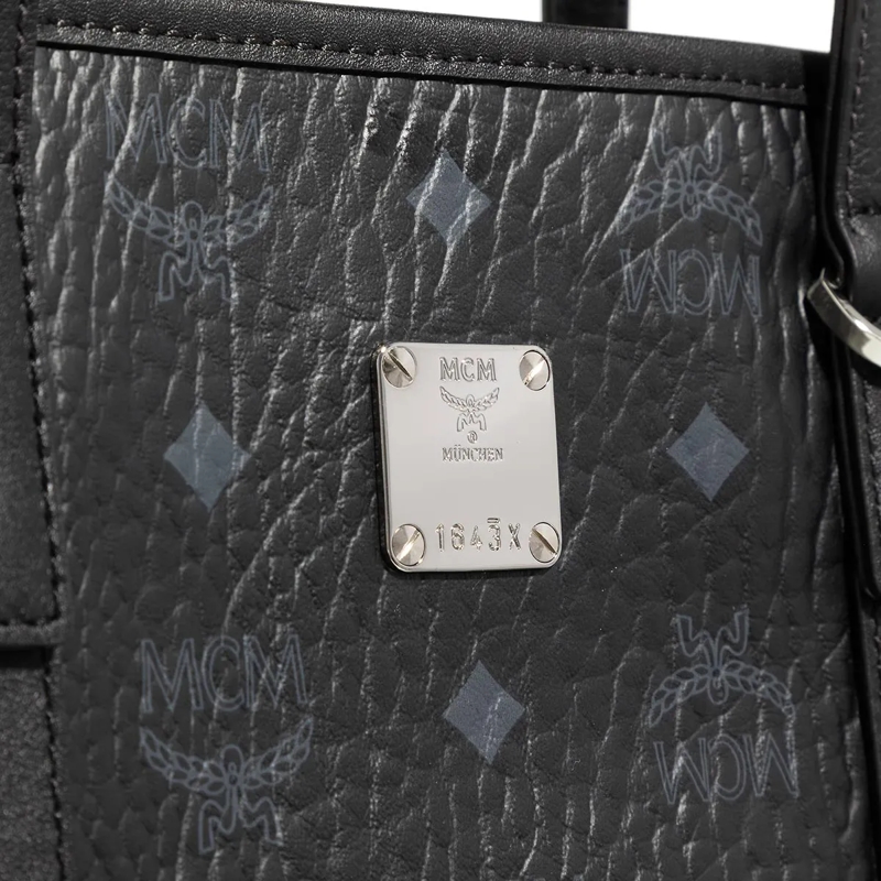 MCM Shopper Mcm Toni Vi Shopper Small Black(Image 4)