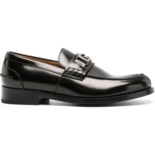 Versace Mocassin Flat shoes Black schwarz