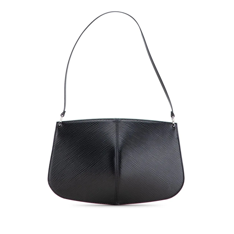 Louis Vuitton Schultertasche Epi Demi Lune Pochette schwarz
