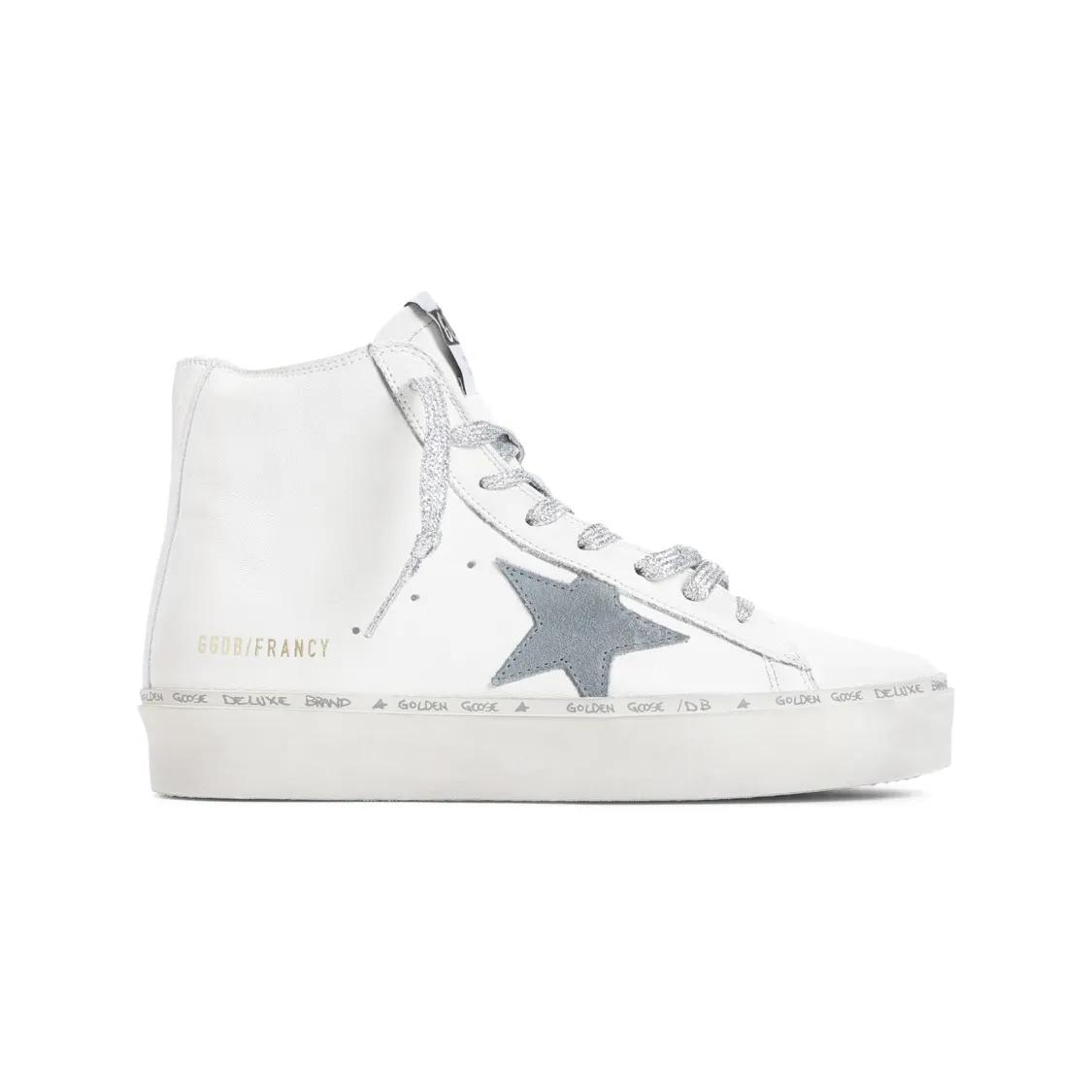 Golden Goose Low-Top Sneaker - Hi Francy Sneakers - Gr. 36 (EU) - in Weiß - für Damen