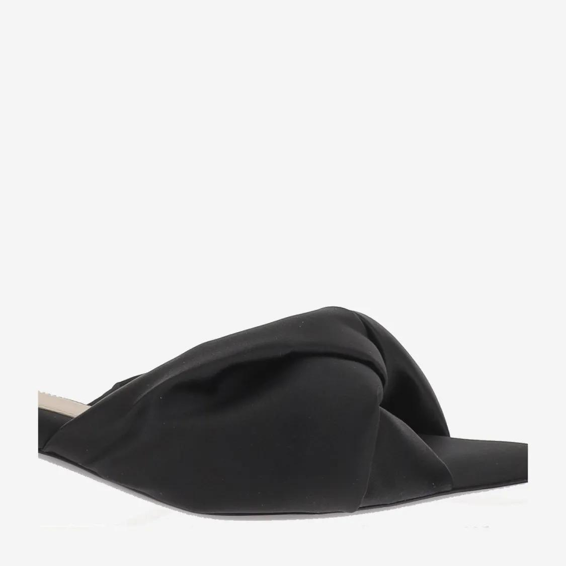 Thumbnail - CARVEN Sandalen - Satin Heeled Sandals - Gr. 38 (EU) - in Schwarz - für Damen