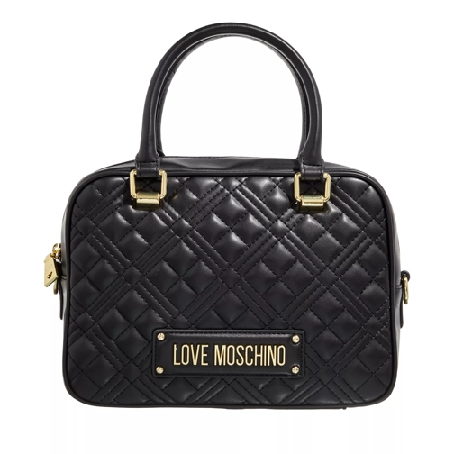 Love Moschino Quilted Bag Black Axelremsväska
