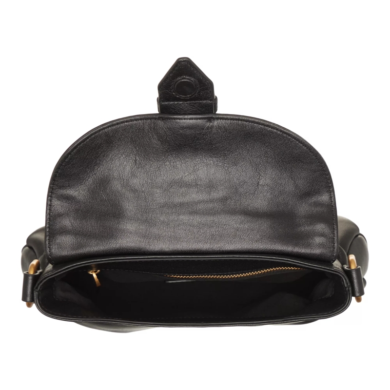 Pinko Schultertasche Jolene Shoulder Mini Nero Limousine-Chocolate Gold(Image 16)