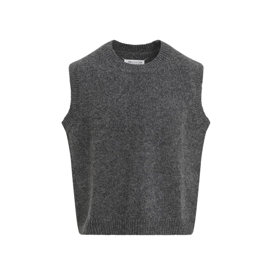 Maison Margiela - Dark Grey Wool Vest - Größe M - grau