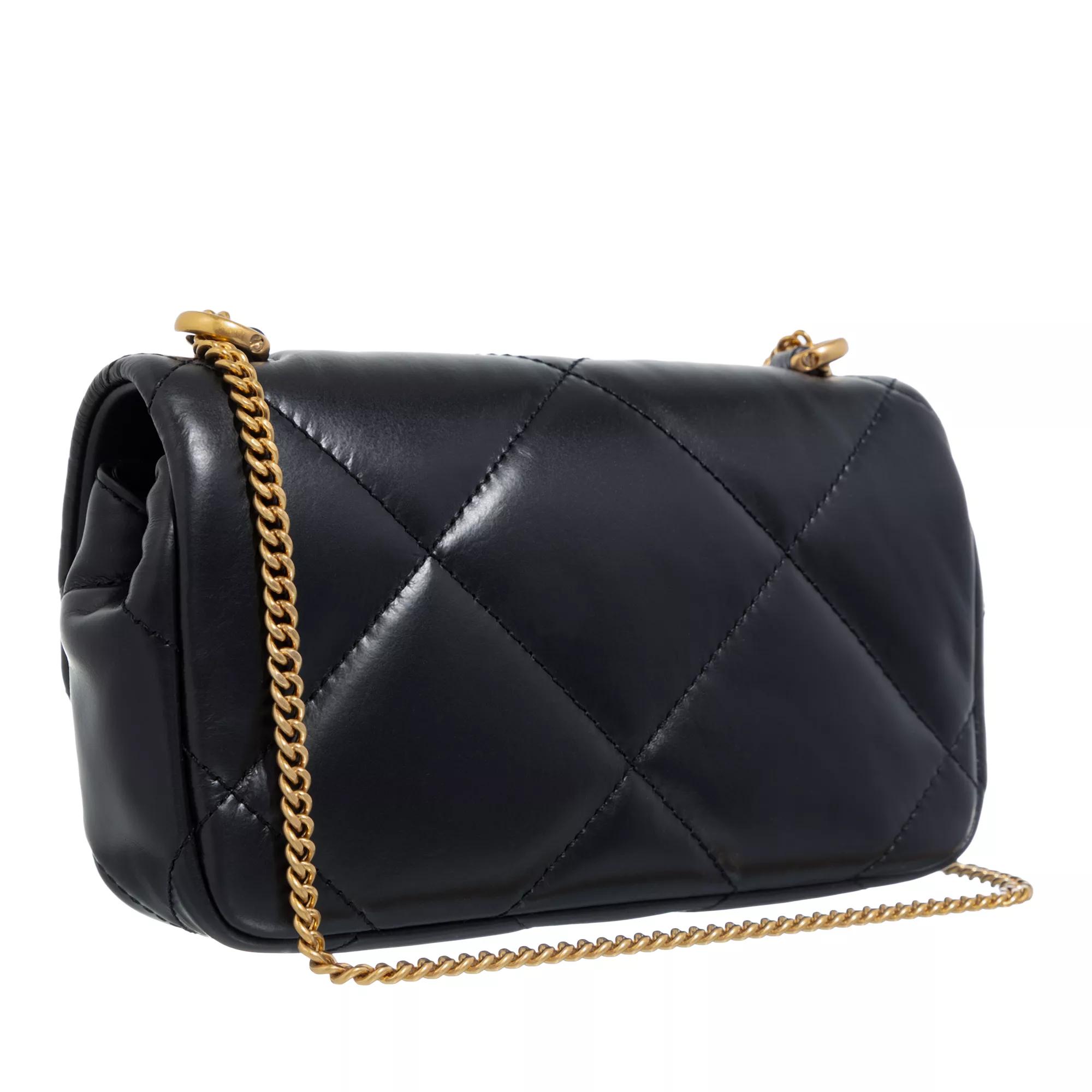 TORY BURCH Hobo bags Kira Diamond Quilt Mini Flap Bag in zwart