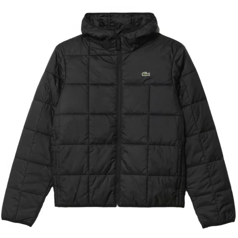 Lacoste Daunenjacke Logo Waterproof Puffer Jacket schwarz