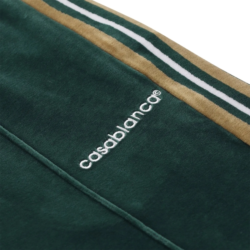 Casablanca Hose Sweatpants aus Baumwoll-Mix grün(Image 4)