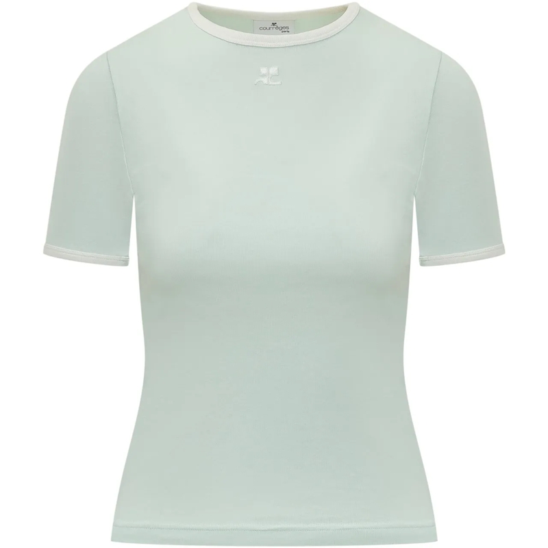 Courrèges T-shirt Signature T-Shirt grün