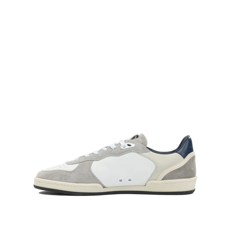 Philippe Model Schnürschuhe Low-Top Leather Sneakers With Suede Accents Grey(Image 6)