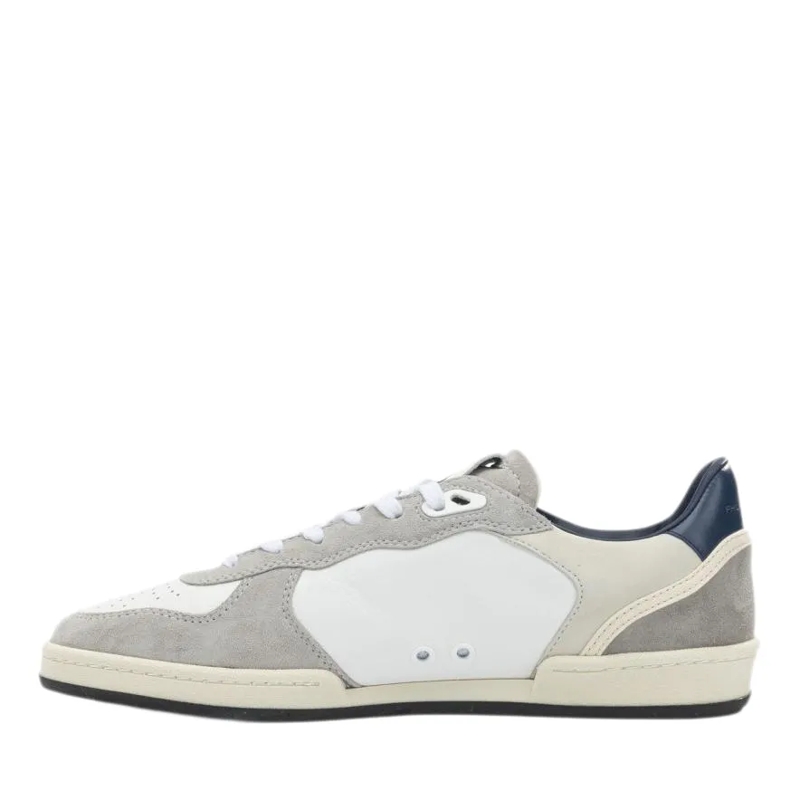 Philippe Model Schnürschuhe Low-Top Leather Sneakers With Suede Accents Grey