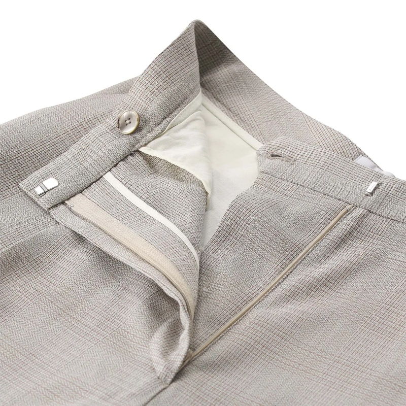 Lardini  Weite Stoffhose aus Schurwollmix grau(Image 3)