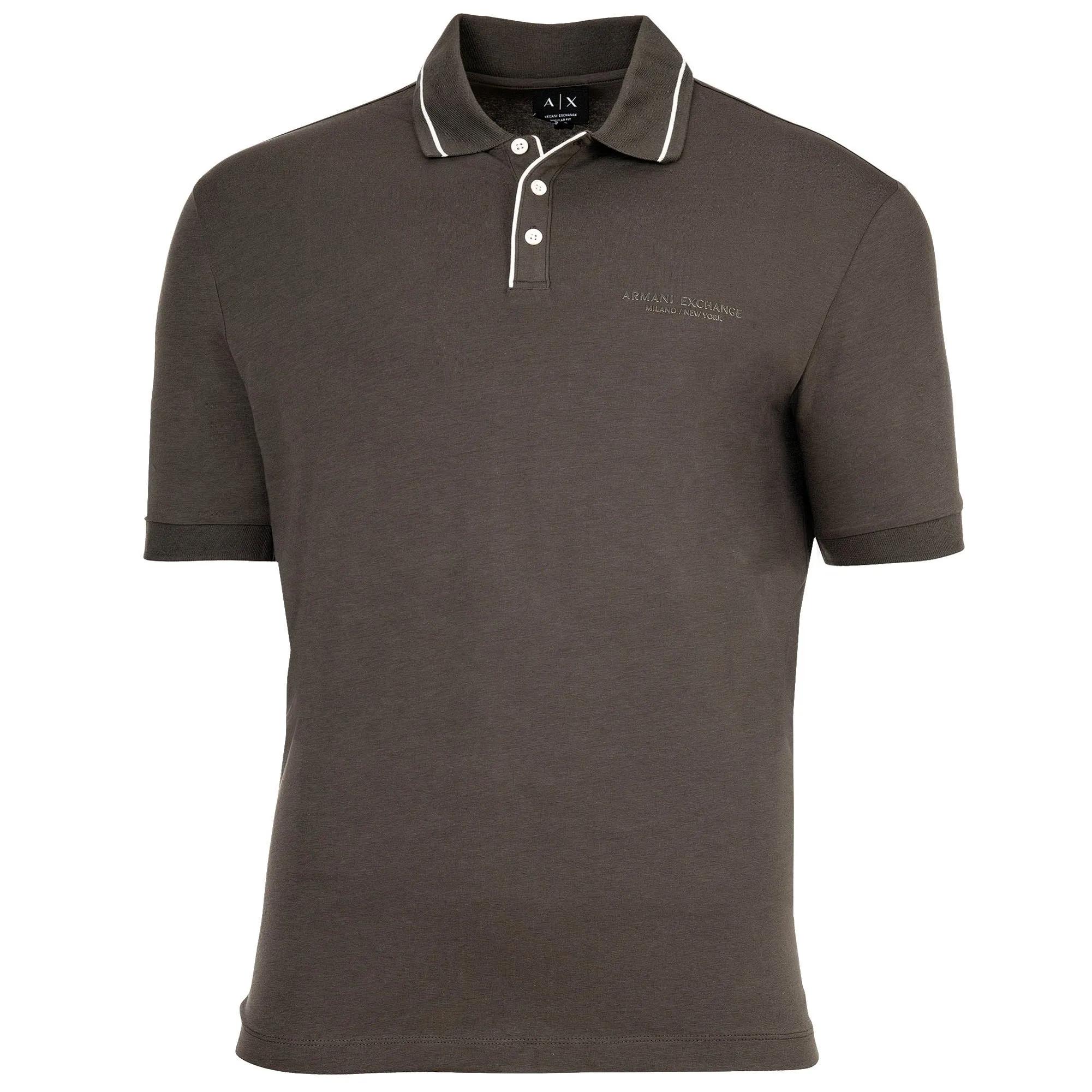 Armani Exchange Herren Dunkelgrau - Polo Shirt 1Er Pack - Größe 2XL