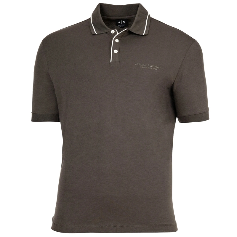 Armani Exchange Polohemd POLO SHIRT 1er Pack anthrazit