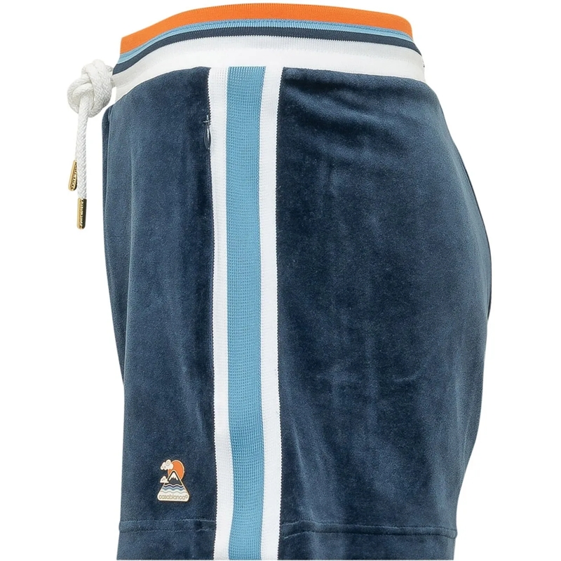 Casablanca Shorts Shorts In Velluto Con Coulisse dunkelblau(Image 3)