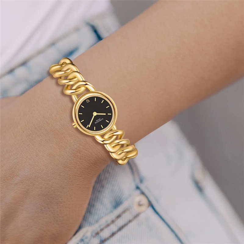 Glanzstücke München Automatikuhr Damen Armbanduhr Metall-Legierung gold(Image 2)