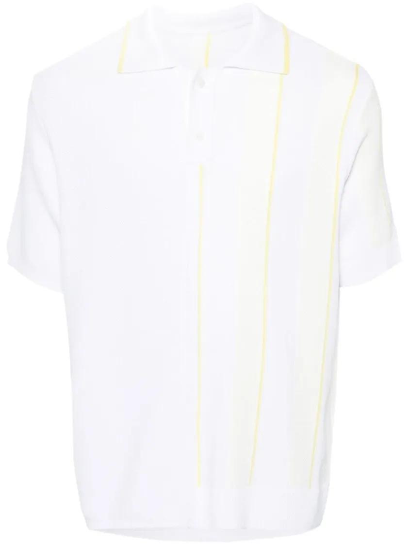 Thumbnail - Jacquemus - Juego White Polo Shirt - Größe XL - weiß