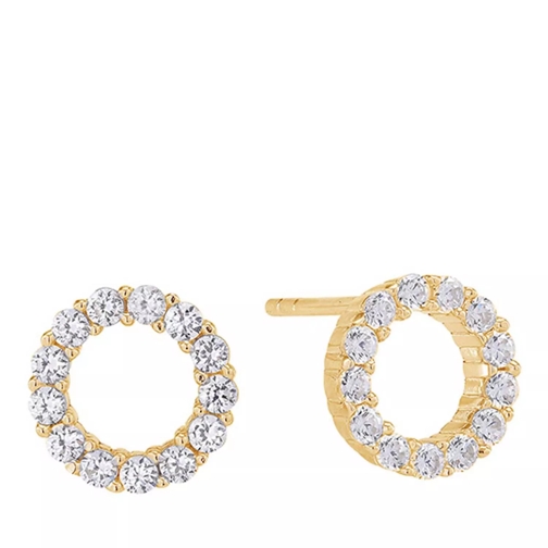 Sif Jakobs Jewellery Biella Uno Piccolo Earrings 18K Yellow Gold Plated Stud