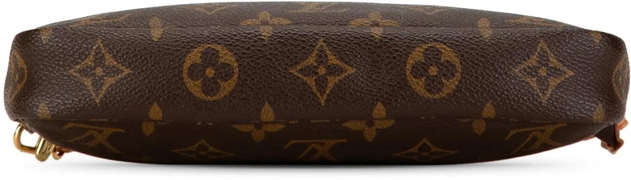 Louis Vuitton Shoppers Monogram Pochette Accessoires in bruin