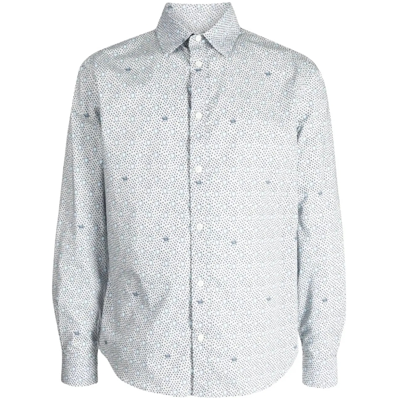 Maison Kitsune Legeres Oberteil Maison Kitsune' Shirts Cloudnavy blau