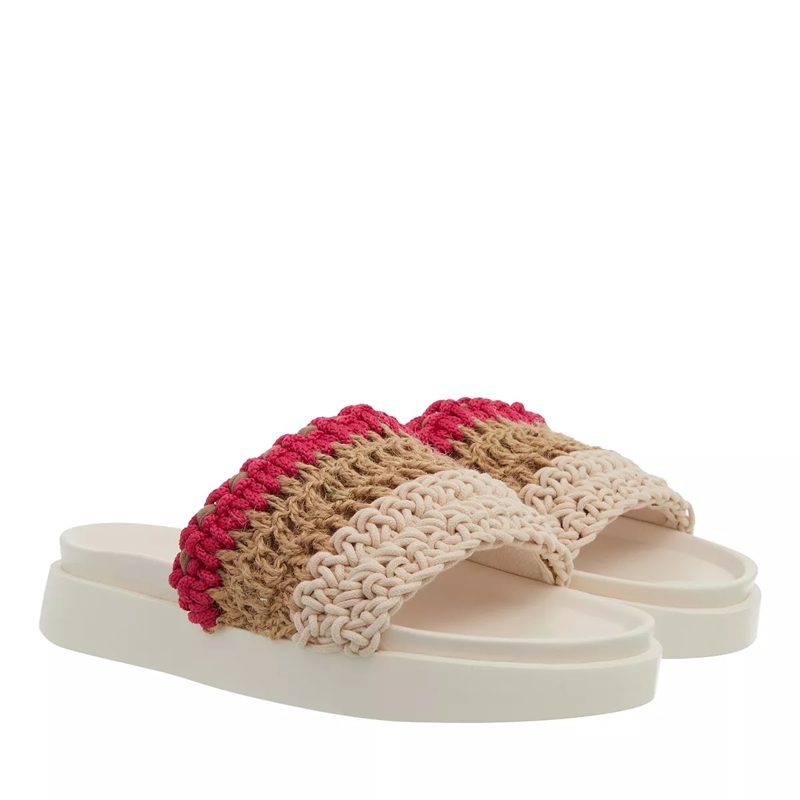 INUIKII Slides Loose Knitted Fuchsia