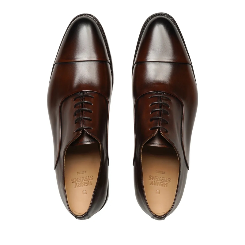 Henry Stevens Schnürschuhe Schnürer Marshall CO1 dunkel-braun(Image 4)