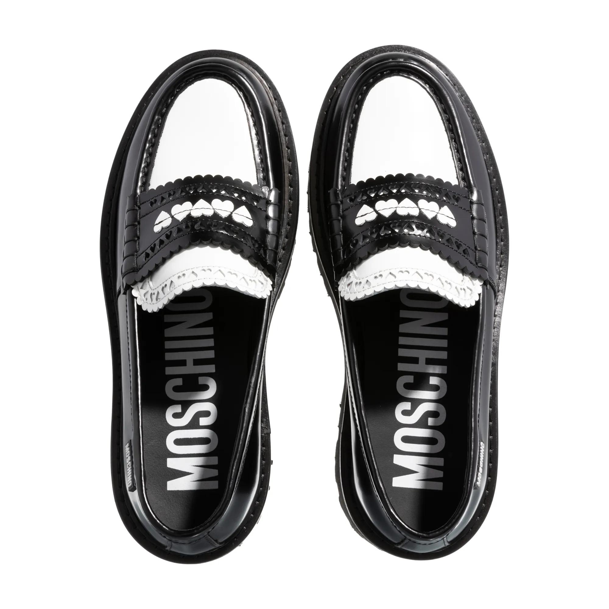 Thumbnail - Moschino Loafer - Hearted Brogue Sporty - Gr. 38 (EU) - in Schwarz - für Damen