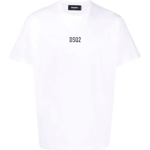 Dsquared2 T-Shirts t shirt a logo imprime 28 weiß