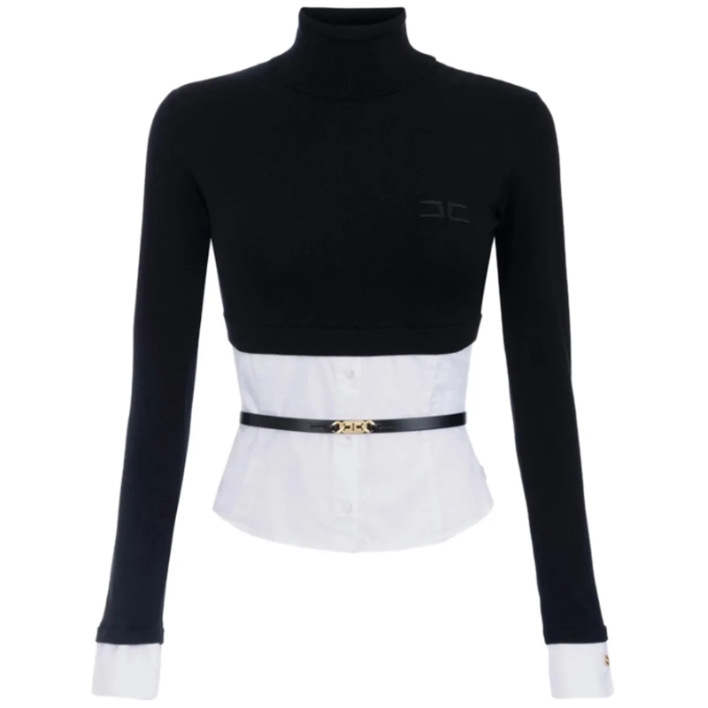 Elisabetta Franchi Pull Sweaters Black schwarz