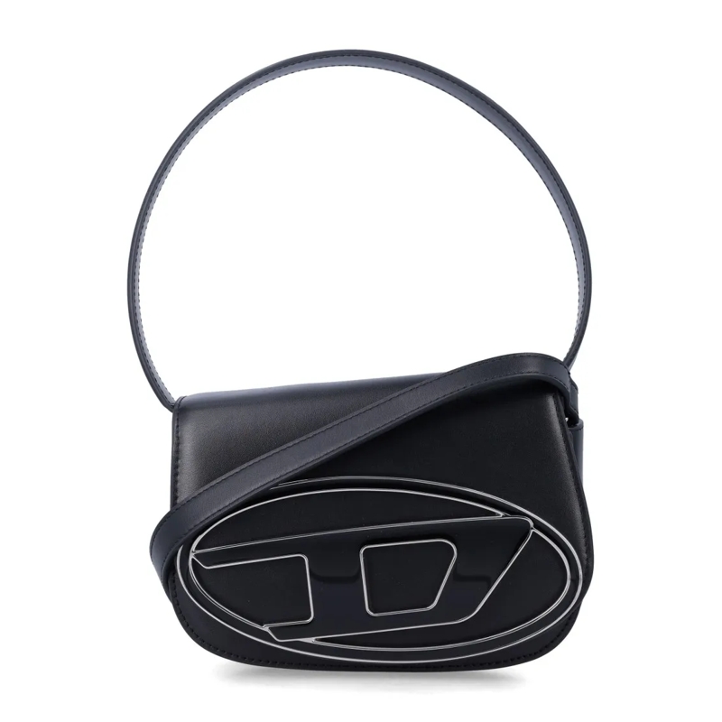 Diesel Sac à bandoulière 1Dr Leather Shoulder Bag Black