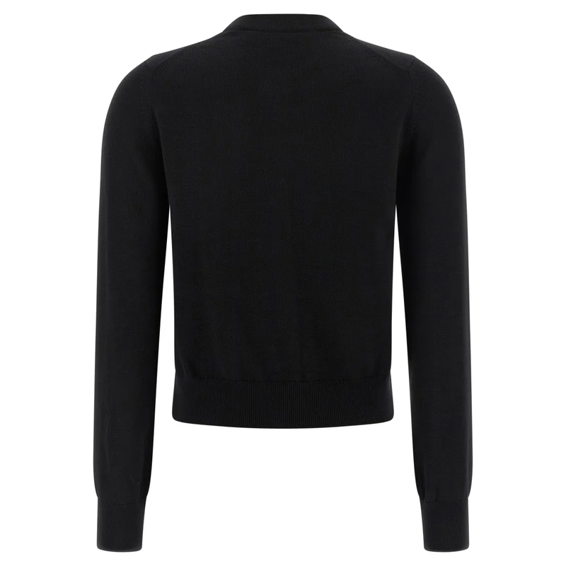 Maison Kitsune Cardigan 'Baby Fox' Cardigan Black(Image 3)