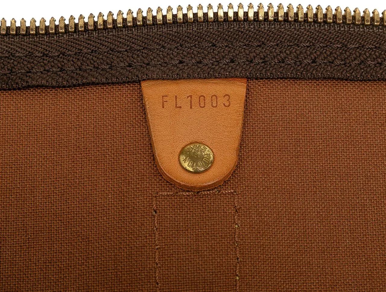 Thumbnail - Louis Vuitton Weekender - Monogram Keepall Bandouliere 55 - Gr. unisize - in Braun - für Damen