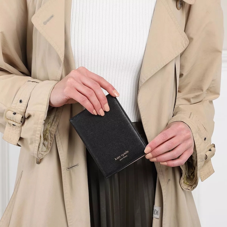 Saffiano leather passport holder