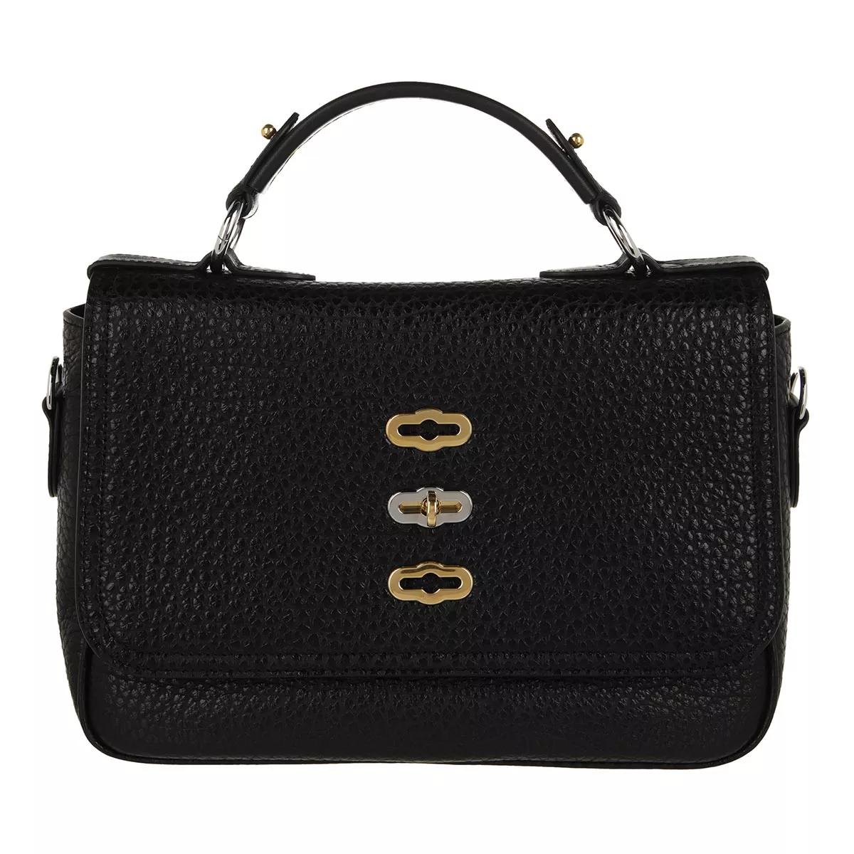 Mulberry Bryn Crossbody Bag Shiny Pebbled Grain Black | Satchel