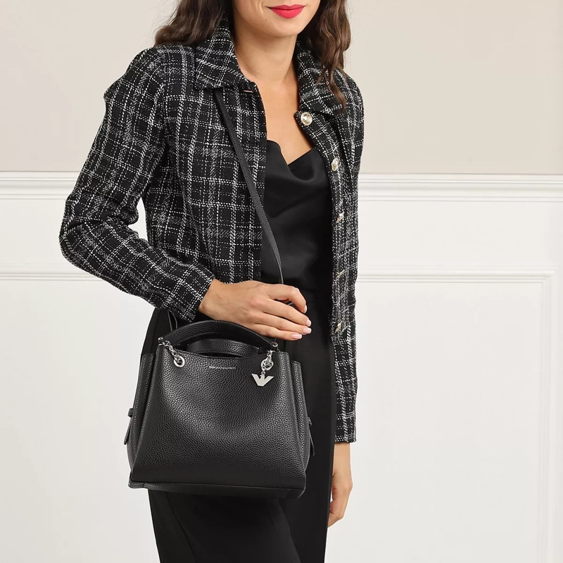 Emporio Armani Tote Tote S Pubble Black(Image 2)