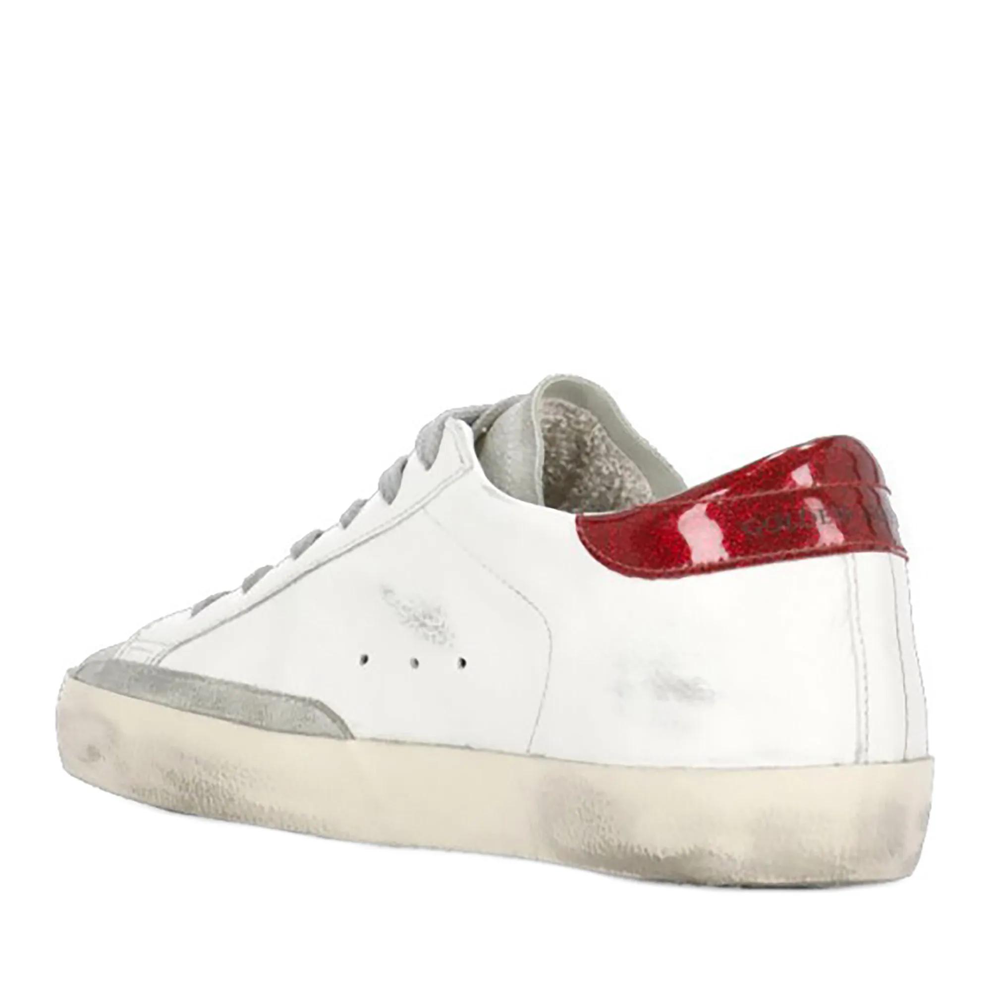 Golden Goose Low-Top Sneakers Super Star Sneakers in wit