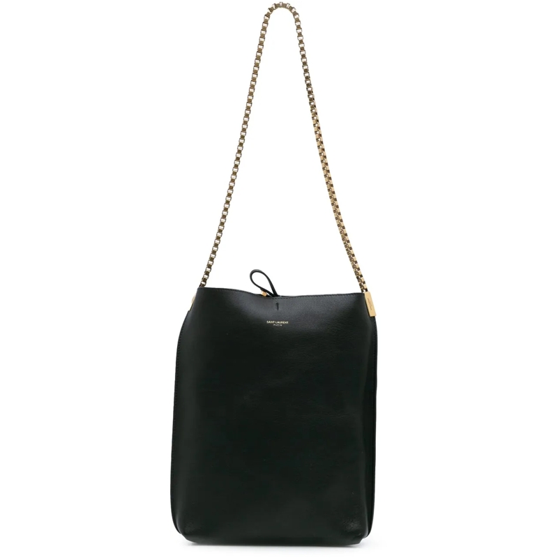 Saint Laurent Sac à bandoulière Small Calfskin Suzanne Hobo schwarz