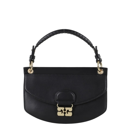 GANNI Schultertasche Apo G Bag Mini Top Handle Black