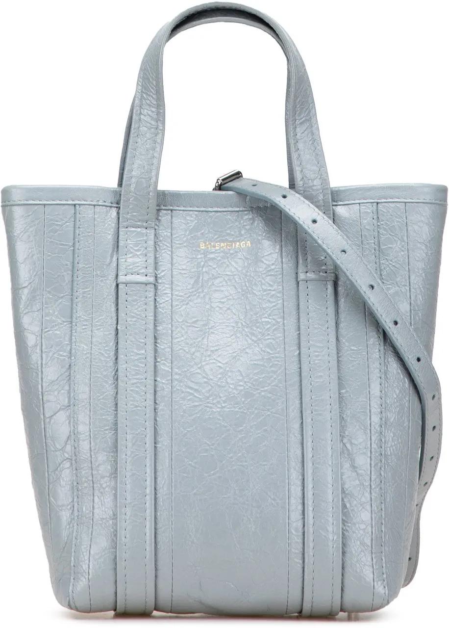 Balenciaga Hobo Bags - Small Lambskin Barbes North South Shopper Bag - Gr. unisize - in Blau - für Damen