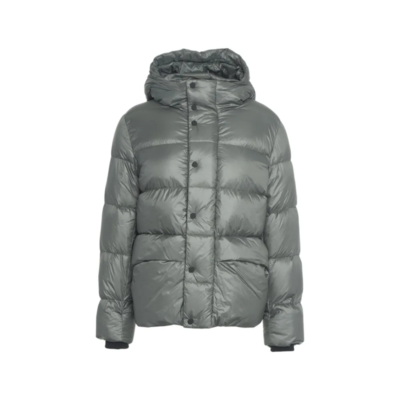 Add Donsjas Padded Grey Jacket With Protective Hood Grey