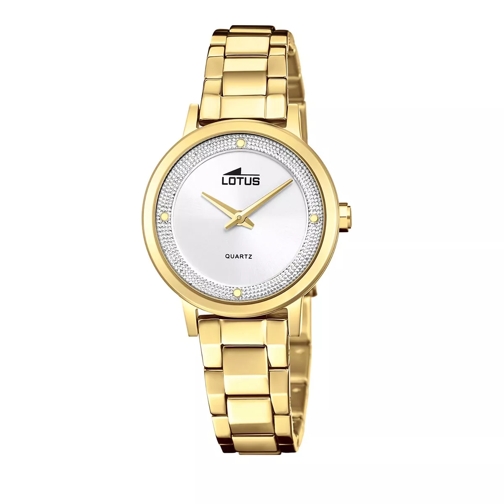 Lotus Trendy 316L Stainless Steel Watch Bracelet gold Quartz Horloge